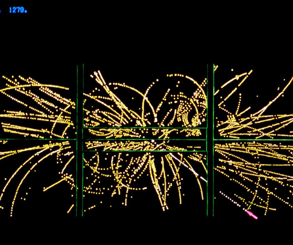 The discovery of the W particle in the UA1 detector from the October–December 1982 run of the proton–antiproton collider (1982)