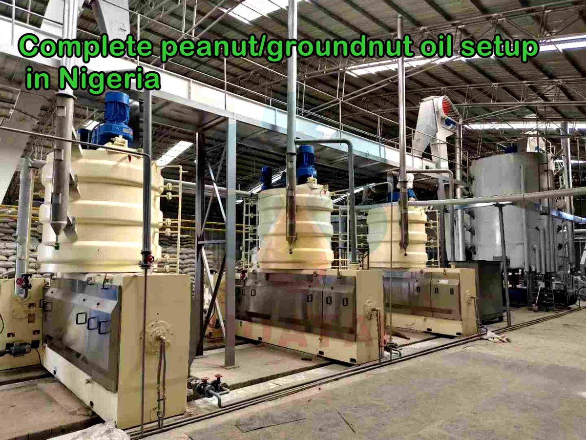 Huatai1987's tweet image. 100TPD Complete peanut/groundnut oil mill plant setting up in Mozambique
HUATAI is a professional manufacturer of peanut/groundnut oil mill plant 
#oilmachine #manufacture #oilmill #peanutoil 
📷huataioilmachine.com
📷Email：info03@cnoilmachine.com
