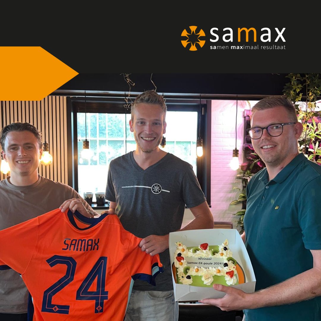 Een maand lang deden tientallen voetballiefhebbers hun beste voorspellingen tijdens de Samax EK poule 2024. ⚽

Zoals bij iedere competitie kan er maar één de winnaar zijn... en dat is Roy Valstar van Shadowplant geworden!