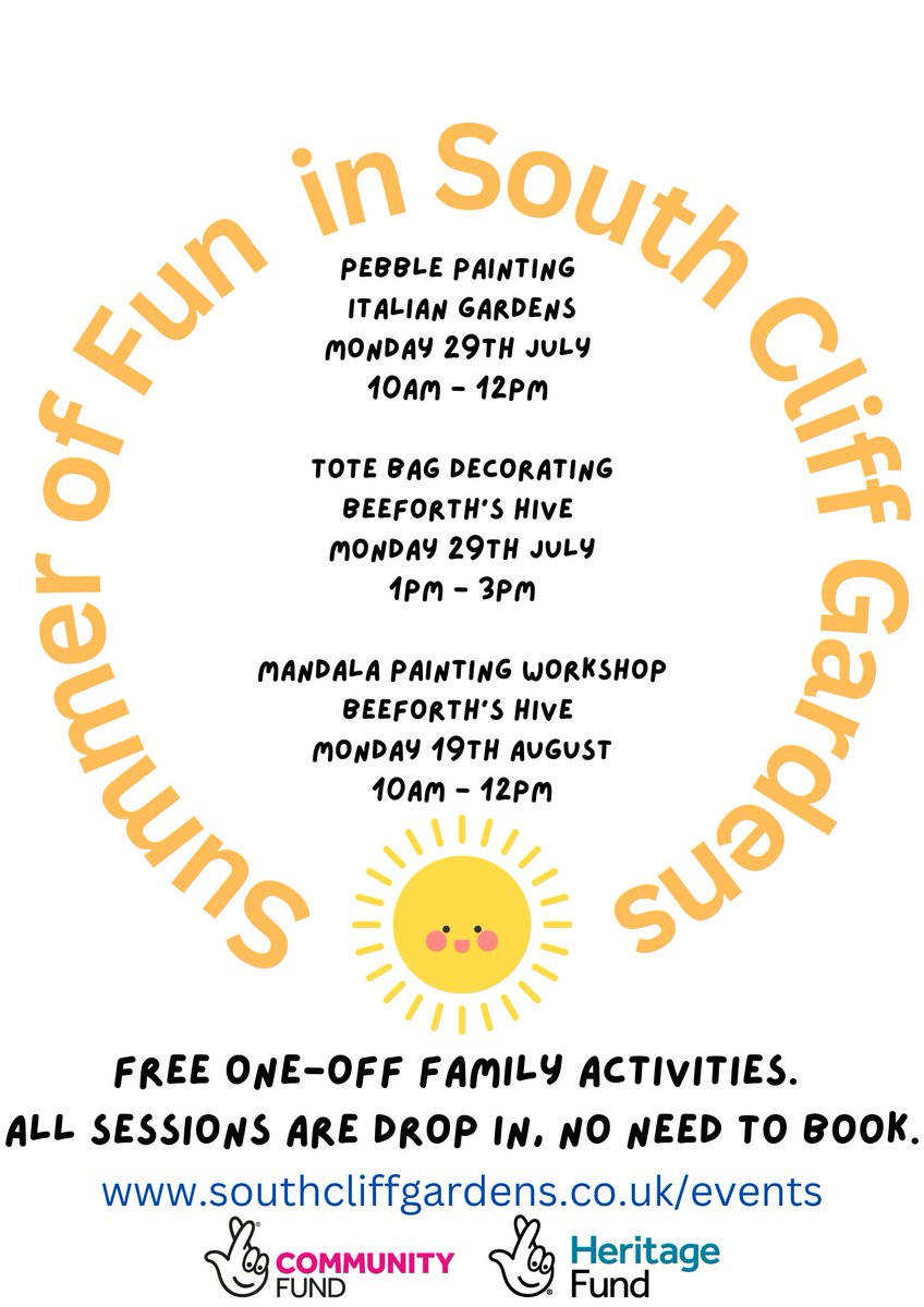 South Cliff Gardens (@hlfscgardens) on Twitter photo Summer holidays are almost here and we have lots of fun, free, family friendly things going on in the gardens. <a href="/HeritageFundUK/">The National Lottery Heritage Fund</a> <a href="/HeritageFundNOR/">The National Lottery Heritage Fund North</a> <a href="/TNLComFund/">The National Lottery Community Fund</a> <a href="/ChildrensUniSca/">Scarborough Childrenโs University</a> <a href="/fantasticforfam/">Fantastic for Families</a> <a href="/DiscoverCoast/">Discover Yorkshire Coast</a> <a href="/ThisCoast/">This is the Coast - Local Radio for the Coast</a> <a href="/ryedalemumbler/">Ryedale & The Coast Mumbler</a> Summer holidays are almost here and we have lots of fun, free, family friendly things going on in the gardens. <a href="/HeritageFundUK/">The National Lottery Heritage Fund</a> <a href="/HeritageFundNOR/">The National Lottery Heritage Fund North</a> <a href="/TNLComFund/">The National Lottery Community Fund</a> <a href="/ChildrensUniSca/">Scarborough Childrenโs University</a> <a href="/fantasticforfam/">Fantastic for Families</a> <a href="/DiscoverCoast/">Discover Yorkshire Coast</a> <a href="/ThisCoast/">This is the Coast - Local Radio for the Coast</a> <a href="/ryedalemumbler/">Ryedale & The Coast Mumbler</a>