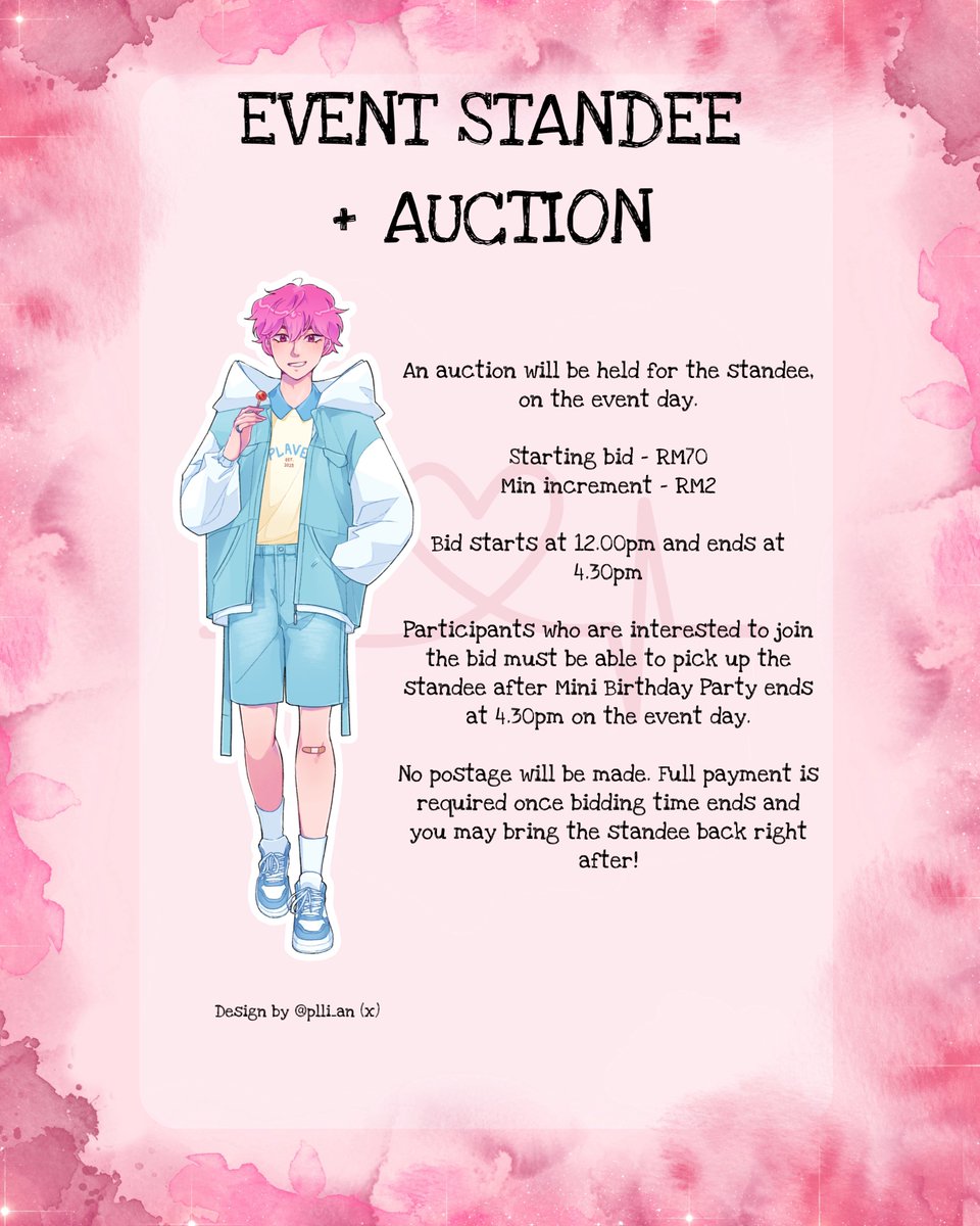 SilverHoMY's tweet photo. Brace yourself as we will open an auction for our event standee!

Grab your chance to bid &amp; take the standee home on the event day‼️

Bidding starts on 21st July 2024 @ 12.00pm  - 4.30pm at Wonder Glacè🫶

✉️ DM or comment below if you have any questions

#IntoYourHeartMY https://t.co/paSjQVDra1