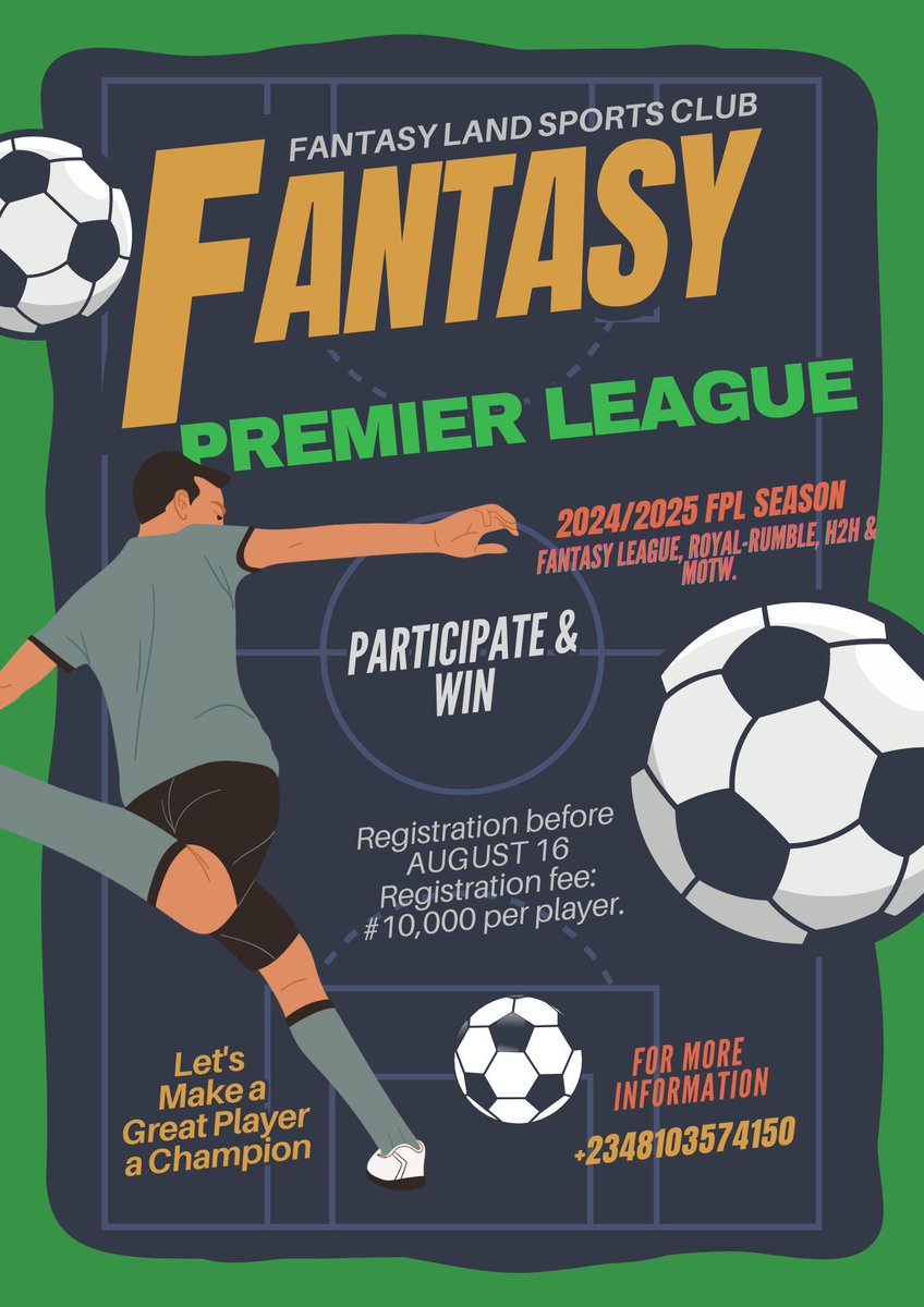 our FPL league is here 👏🏾
