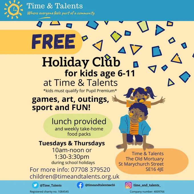 Holiday club poster T&T