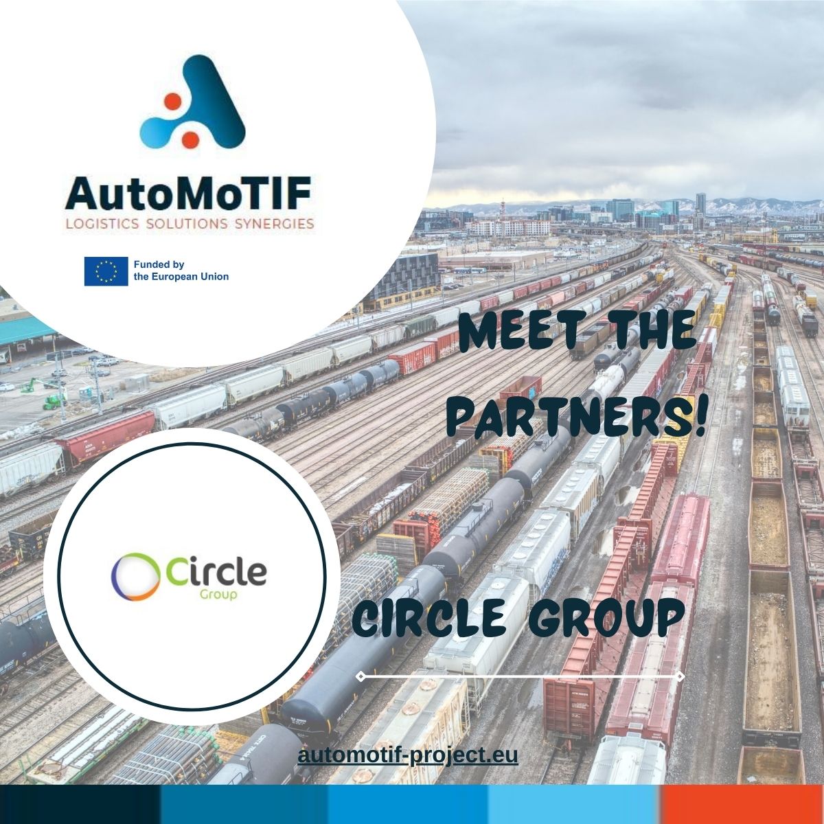 📣 Meet the Partners: Spotlight on Circle Group

Circle will be involved in WP1: Redesigning logistics towards operational automation and multimodality and WP2: Modelling in AutoMoTIF project. 

<a href="/HorizonEU/">Horizon Europe 🇪🇺</a> <a href="/cinea_eu/">CINEA 🇪🇺</a>