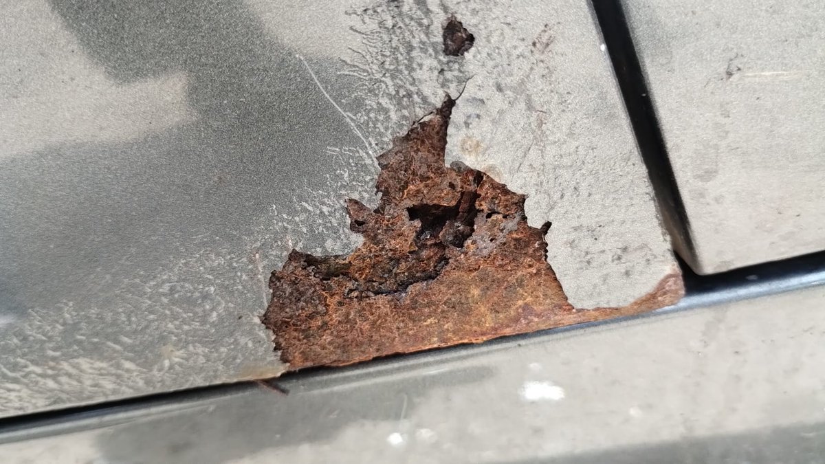rahulwadhwani29's tweet photo. Respected @RNTata2000 
I bought my Tata Altroz car around 2 years back(in warranty) and it's completely eroded. I drive my car everyday and can't understand the reason. Getting no help from customer care. Please help me with this matter.
@TataCompanies @TataMotors @smailrahul https://t.co/Jebck0aYSs