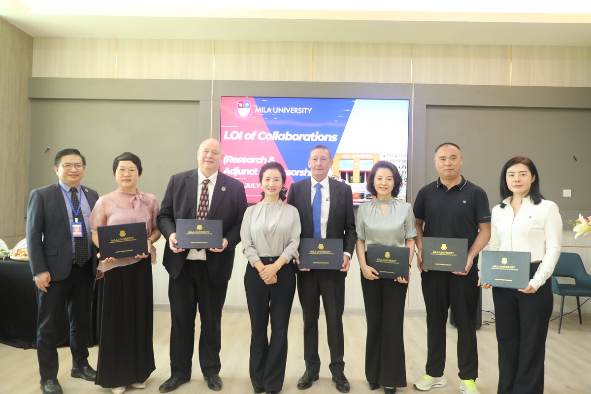 On July 16, 2024, Mila University welcomed 41 staff from Haikou University of Economics, marking three Letters of Intent for digital tourism, research exchange, and adjunct professor programs, reinforcing our global academic collaboration.

#MilaUniversity #HUE