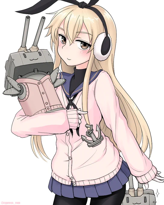 よく考えたら厚着島風しか描いたことないどんだけ厚着させたいんだ 