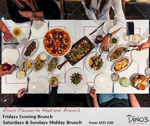 With its warm, casual, and friendly atmosphere, Dino’s brings you the finest flavors of Italy, paired with a selection of premium beverages to choose from at <a href="/PearlRotana/">PearlRotana</a> , Abu Dhabi

Details: shorturl.at/1lilD