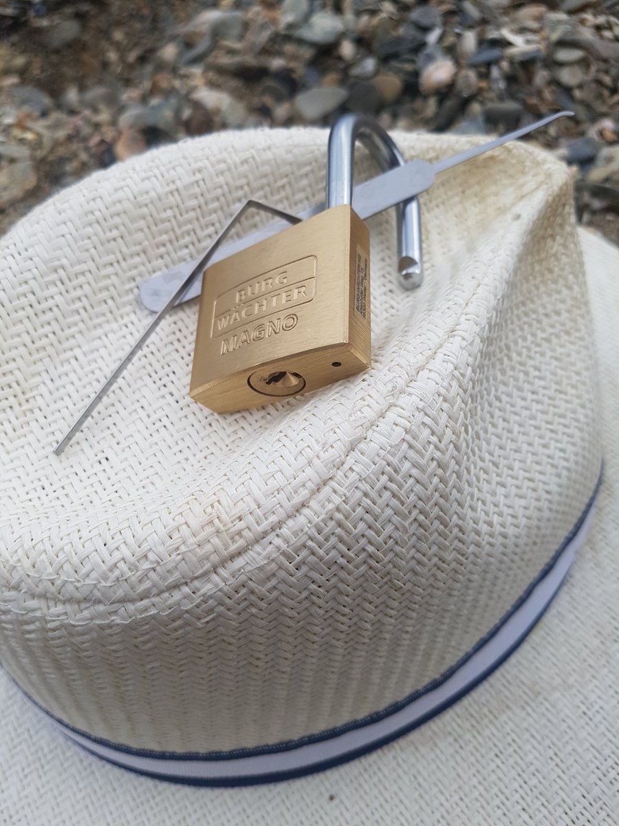 BenGunnEx's tweet image. And learn lockpicking
#locksports