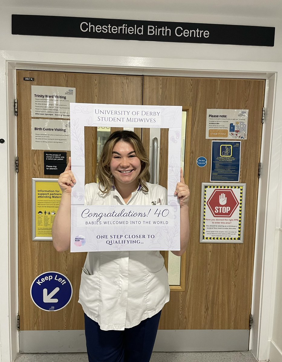 MJefxo's tweet photo. I achieved my 40 deliveries! #studentmidwife https://t.co/xjvIiPft3N