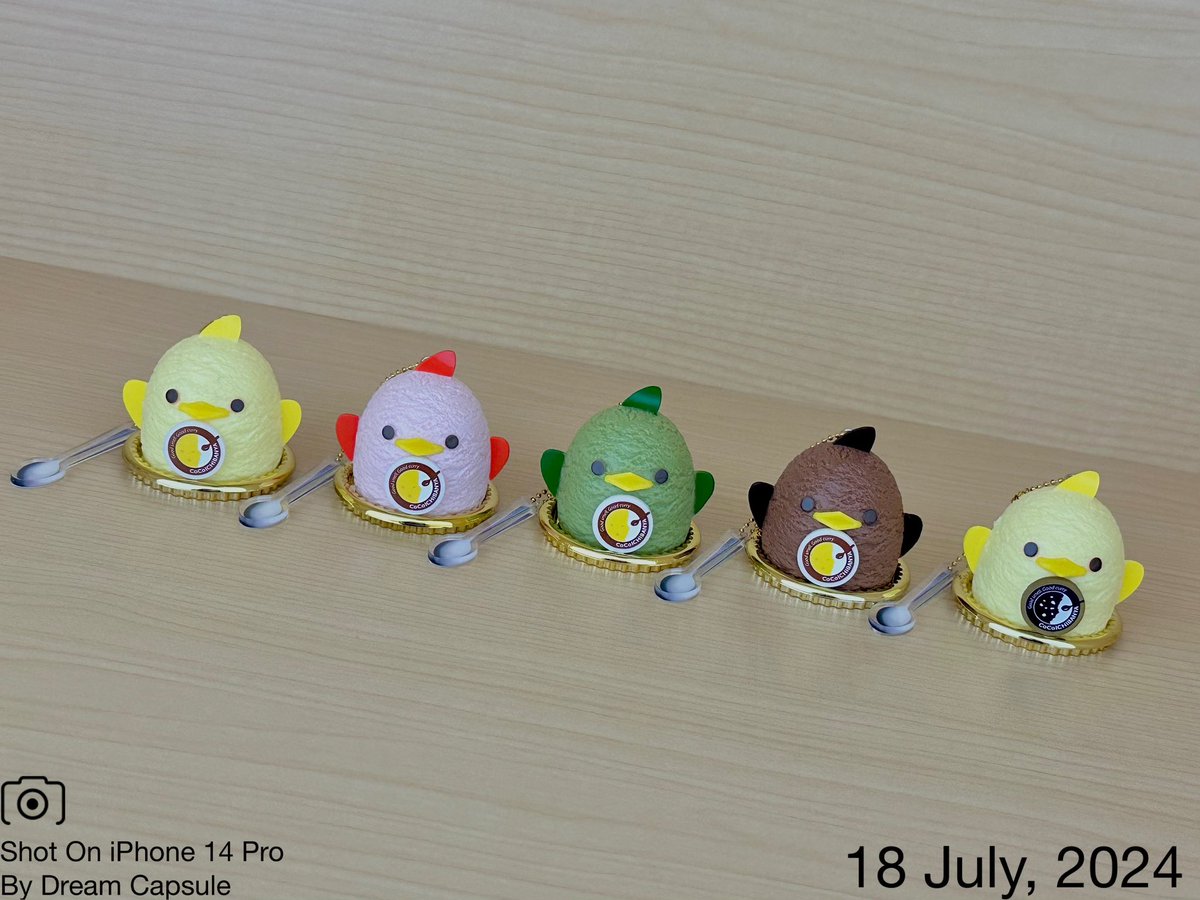 dreamcapsuleCEO's tweet photo. 🌟新入荷ガチャ商品プレゼントCP🌟

ココイチとぴよりんの夢のコラボ商品が登場✨
「ぴよりん×CoCo壱番屋 ミニチュアマスコット」

フォロー&amp;RP(RT)していただいた方の中から抽選で2名様に全5種セットをプレゼント🎁
ドリカプへの���荷日とキャンペーン詳細は↓

#ドリームカプセル #ガチャ専門店 https://t.co/Ix4NqaRyu2