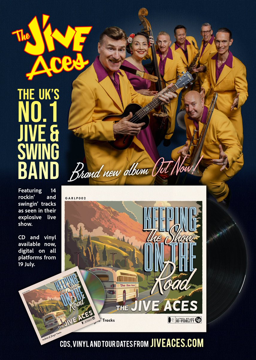 ONE MORE SLEEP until our new album, "Keeping The Show On The Road" is out on digital!
You can "pre-save" it now on your streaming service of choice, follow this link &gt;&gt; orcd.co/keepingtheshow…

And please help us spread the word to all your mates and like-minded hot music lovers!