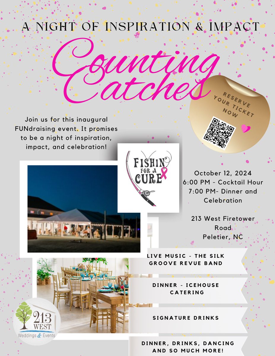 KT_Fishin4acure's tweet photo. Reserve your ticket now! This is going to be the event of the year…don’t miss out! Limited tickets available. Visit us at https://t.co/cv0rnLS5v8 to secure yours today! #reelinhope12 #breastcancerawareness #everycatchcounts https://t.co/NoverKrHik