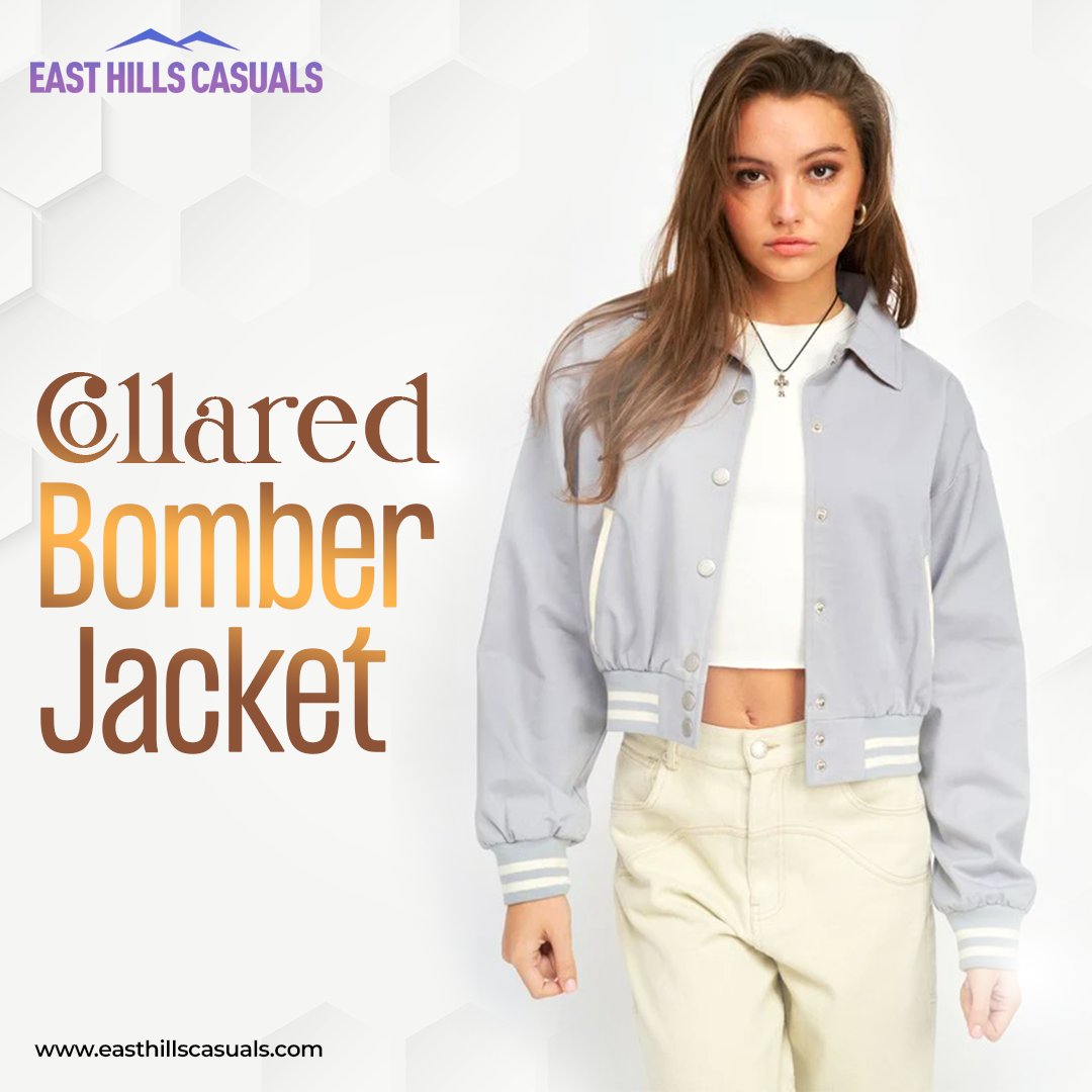 emack64's tweet image. Elevate your #outerwear game with our #collaredbomberjacket. This #stylishpiece features a #moderntwist on a #classicdesign, providing warmth and sophistication, perfect for layering over any outfit for a polished look.

bit.ly/3ygnQBC

#BomberJacket #FashionOuterwear