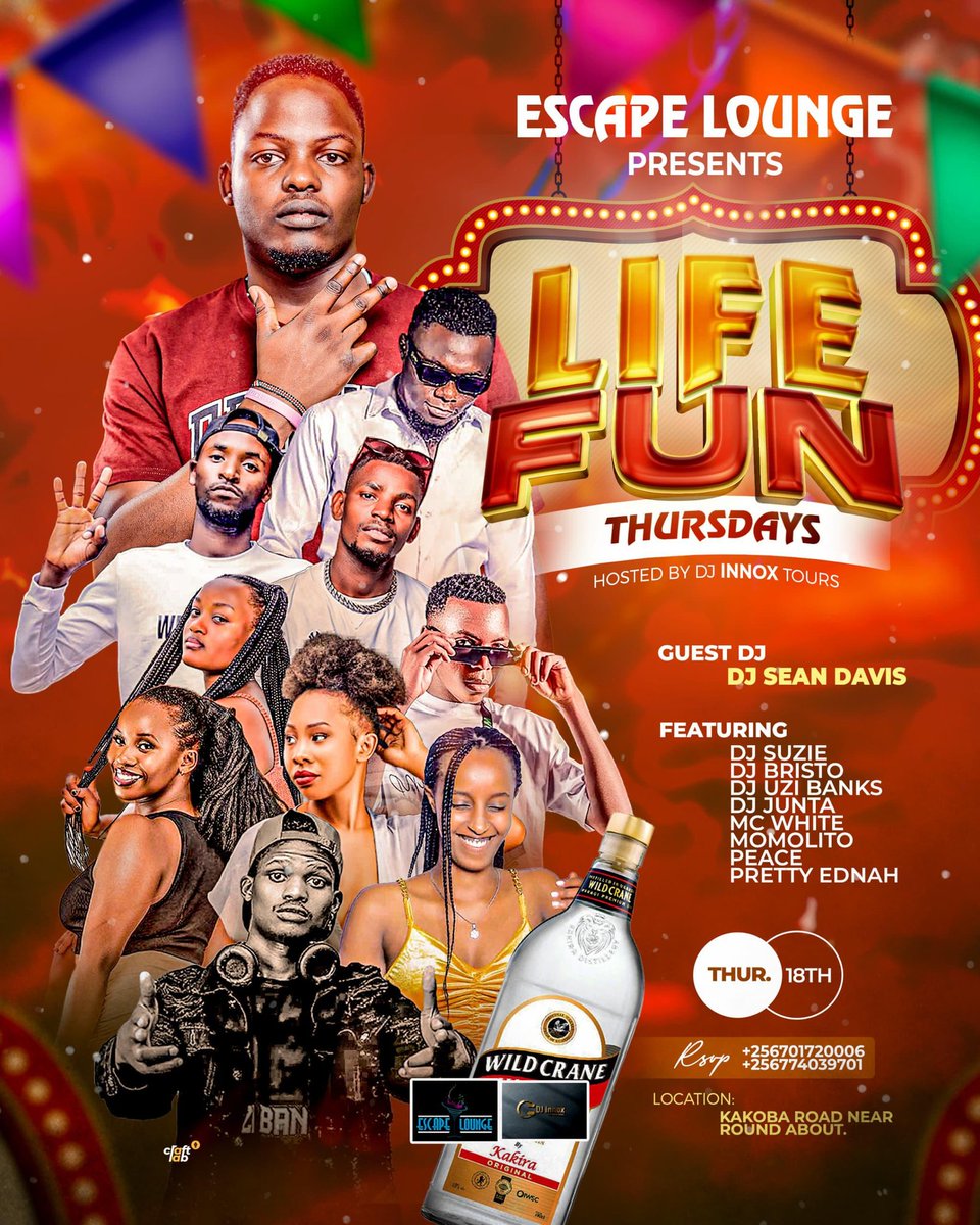 simplydopest1's tweet photo. Here to remind you that tonight its #LifeFunThursday at Escape Lounge https://t.co/liKXpJqpLy