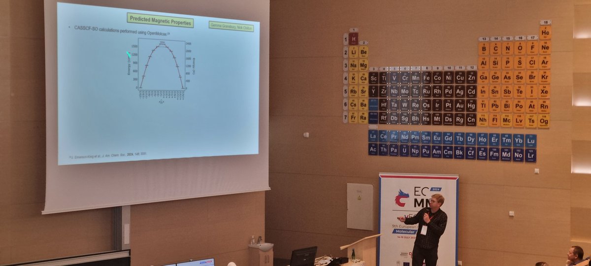 David Mills explains how to get bulky (with ligands) in order to enhance properties of linear SMMs