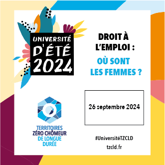 ZeroChomeurLD's tweet photo. #UniversitéTZCLD Comme chaque année, nous prenons de la hauteur avec une Université d’été au cœur des enjeux de société🤩

📆Notez la date📆

L’édition 2024 aura lieu en ligne sur Zoom sur le thème : "Droit à l’emploi : où sont les femmes ?" et se tiendra jeudi 26/09 de 15h à 17h https://t.co/iFuEZu5PAi