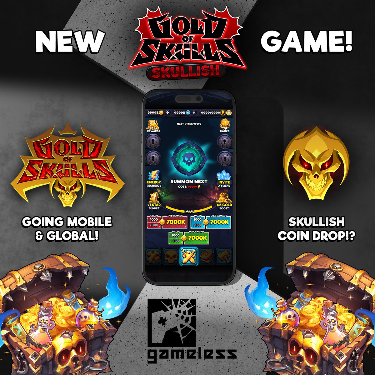 🧵1/5 Exciting Updates for the Skulls Community 
#Thread

The #NFT market on #Ethereum is facing tough times, with many projects vanishing or hitting rock bottom. 
Yet, the #CryptoSkulls team remains steadfast in its dedication to our holders. We have important news to share!