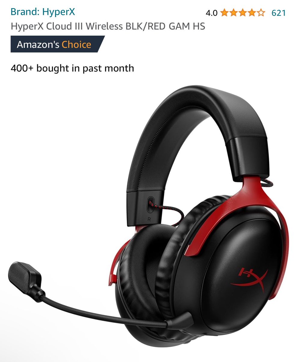 7asawiGamer's tweet image. 🔸 في هذي الاوقات، في عروضات ضخمة على Amazon لمُشتركي PRIME ( والي تكلفته 16 ريال فقط ) 

وبعيدًا عن كل العروض، في عرض خُرافي، رائع وهو على سماعة HyperX Cloud 3 اللاسلكية بالخصوص.

مع تخفيض الـPrime + تخفيض بطاقة ماستركارد (وتقدر تطلعها من محافظ اونلاين كثير بلاش) يطلع سعرها…