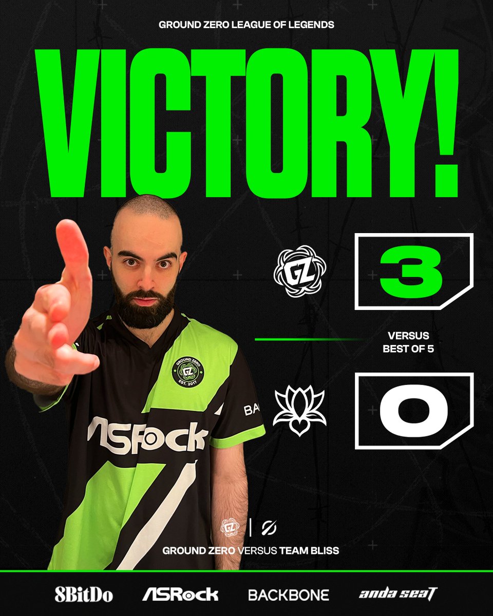 The Perfect Split is still on😈

GGs <a href="/TeamBliss_ES/">Team Bliss</a> 💚

We will see you in the <a href="/LCO/">LCO</a> Grand Final on Monday🏆

#GZLoL | #GZPZ