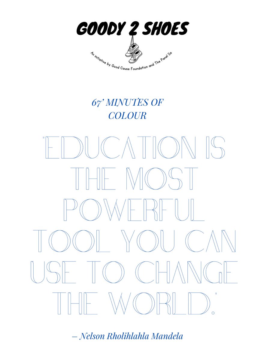 GoodCauseFdn's tweet image. 67 MINUTES OF COLOUR🇿🇦!

Nelson Mandela spent 67 years fighting for the struggle against social justice. To commemorate this special day, we are going to be spending 67 minutes colouring in these pieces of art(and more🤫). We can’t wait to share the final product with you😌🖤🤍.