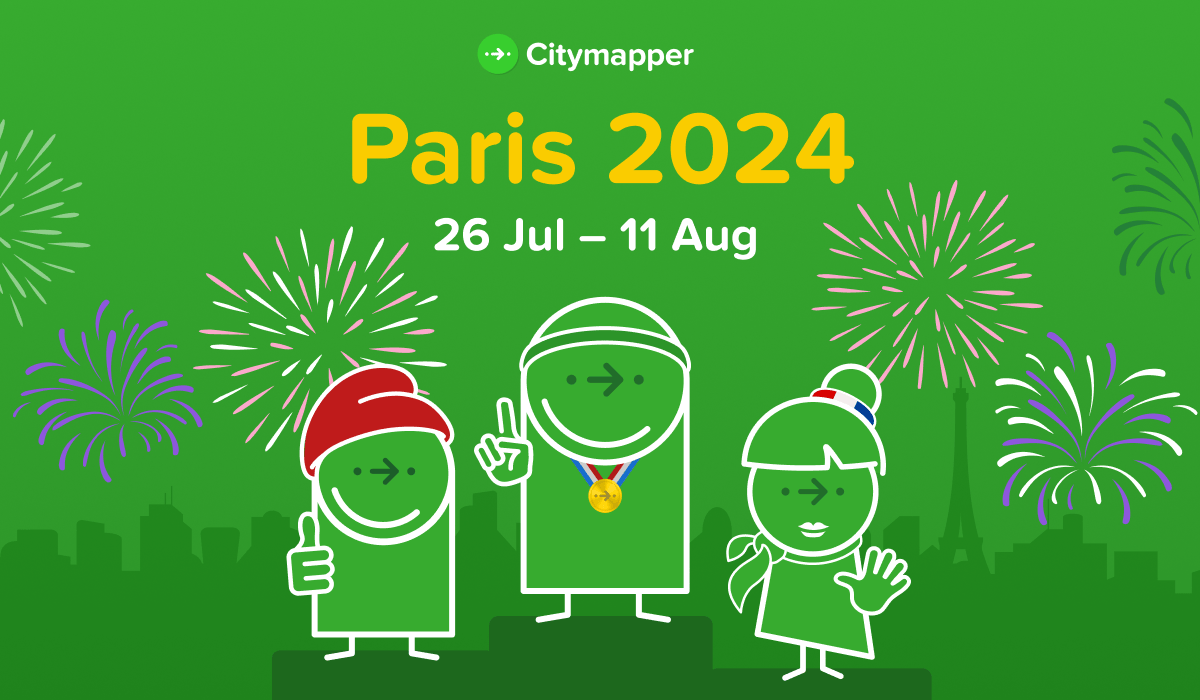 #Paris2024 is going to transform Paris 🇫🇷💚

Find out all the specific features we've prepared to help locals &amp; visitors during the Olympics ➡️ paris2024.citymapper.com