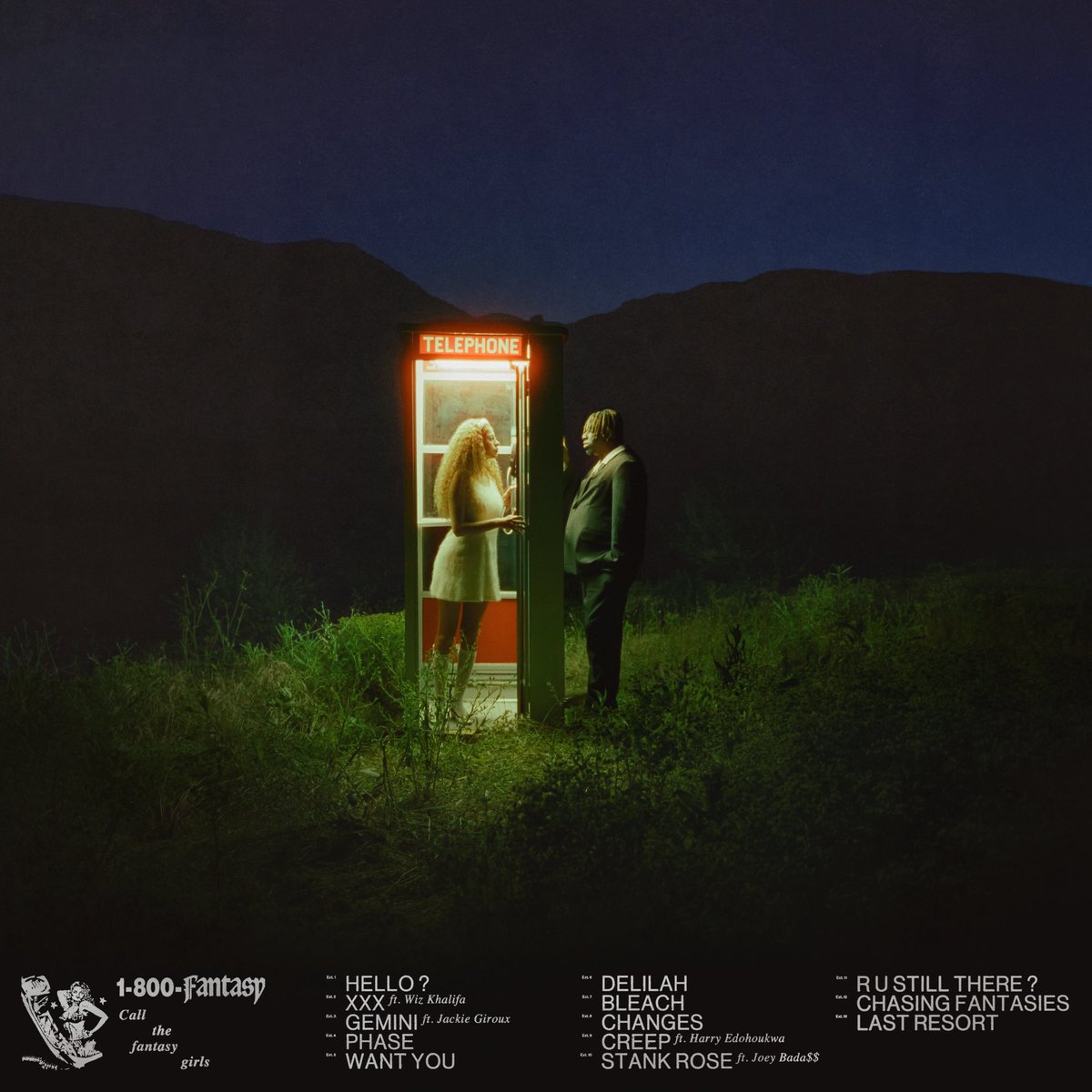 BLKODYSSYMUSIC's tweet photo. 1-800 FANTASY || Our third studio album || out at midnight ☎️☎️ https://t.co/VyCFEonBwU