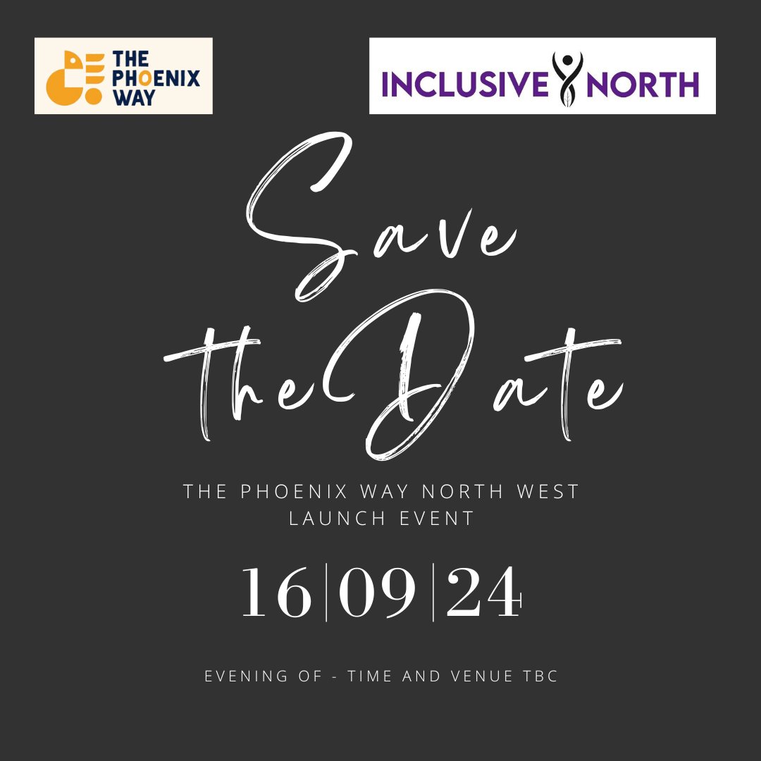 ThePhoenixWayNW's tweet photo. YOU ARE INVITED!

Come and join us for the launch of The Phoenix Way North West in Lancashire.

Time and venue to be confirmed.
The link for booking will be circulated in due course. https://t.co/R8fHacs0Zc
