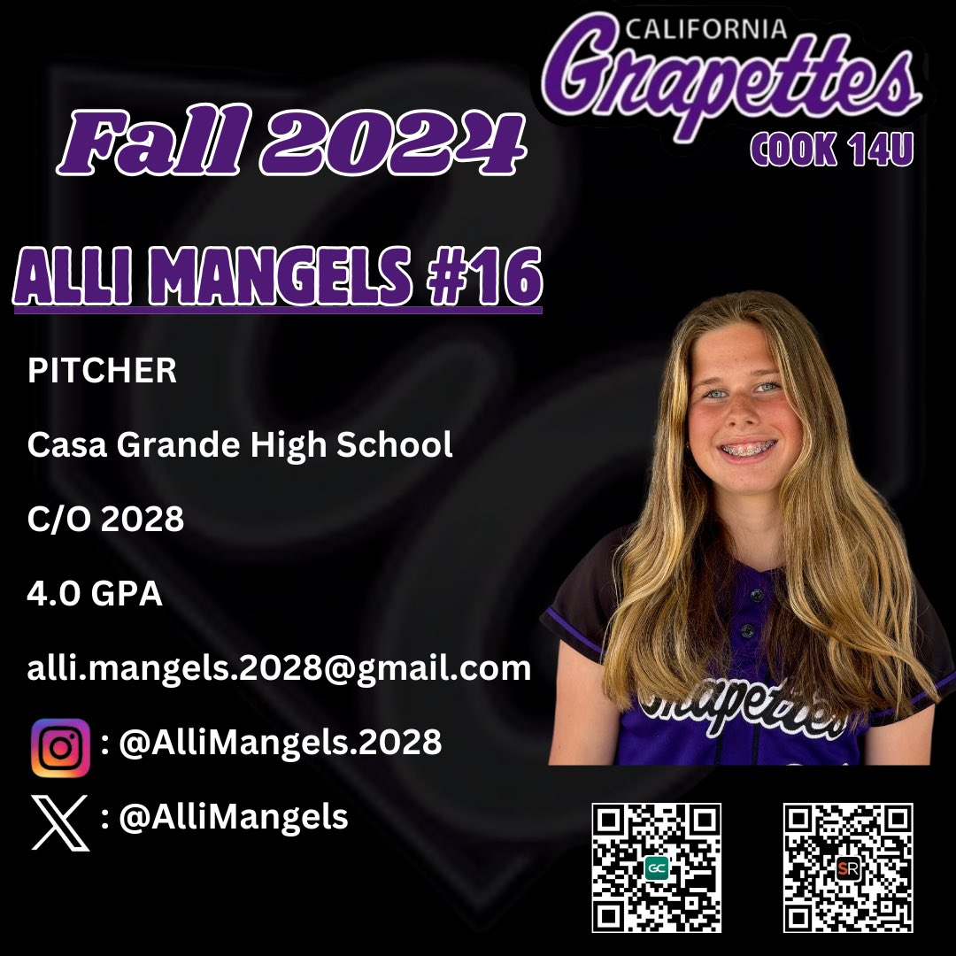 California Grapettes National 16U Cook tweet media