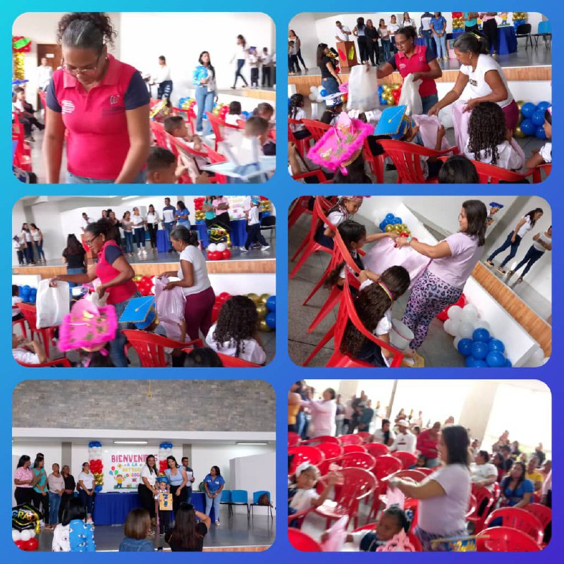 YAR32A's tweet photo. Desde @YAR25M, acompañamos a este @SemillerosC_ en lo que fue la entrega de cotillones a los niños y niñas que han sido promovidos a la educación básica…

#VenezuelaObrera
¡Vamos!
@Gabrielasjr
@LarosaInfove
@InfocentroOce https://t.co/Z2EGqhRege
