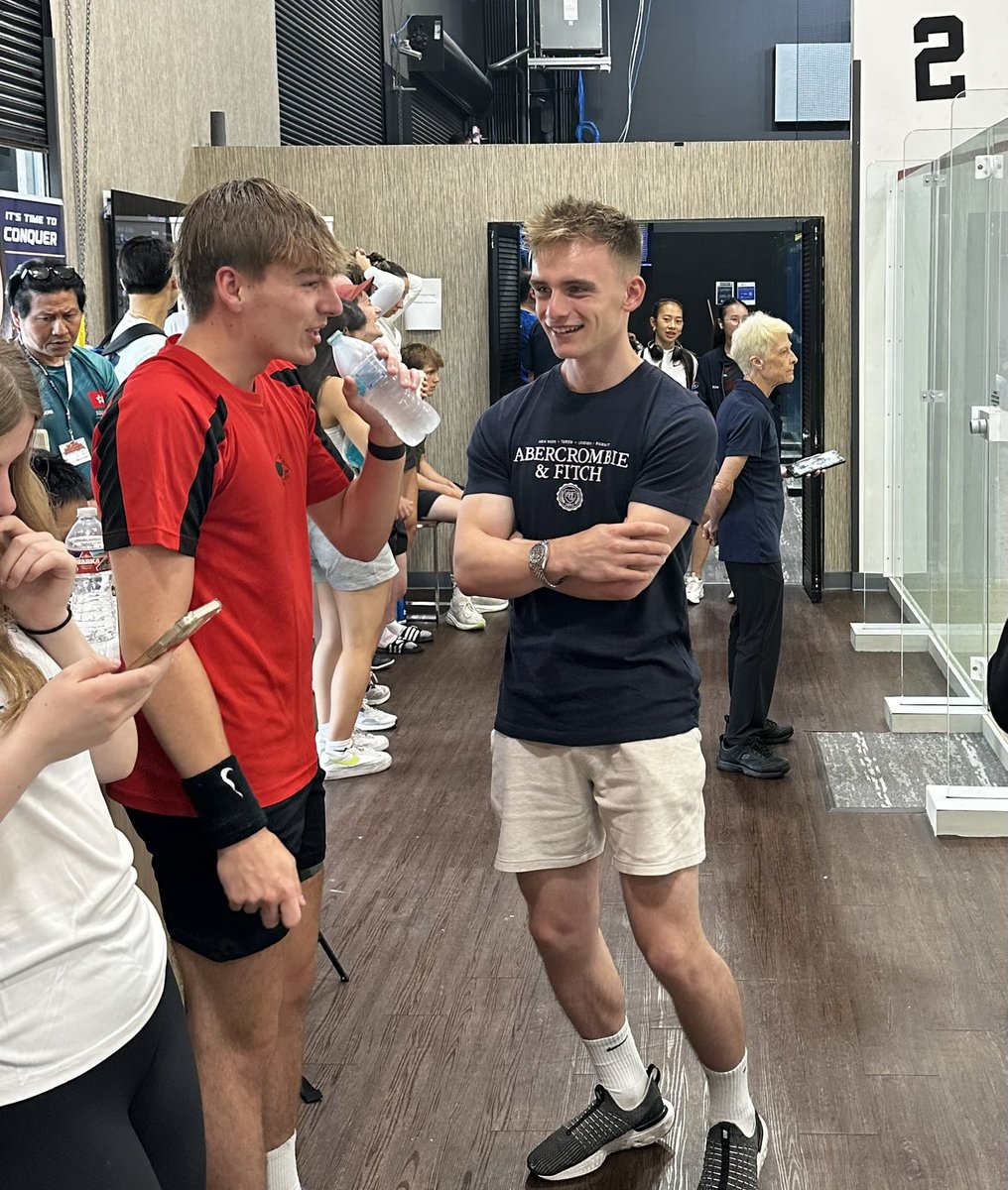 JonSharpe79's tweet photo. Heading back to the UK after a solid week at the World Champs in Houston, ioan snuck into the top 50, winning most of his matches in a 256 draw and being very close in the one's he lost. Superb effort all week. 🏴󠁧󠁢󠁷󠁬󠁳󠁿💪 https://t.co/vjsnKPIK9i
