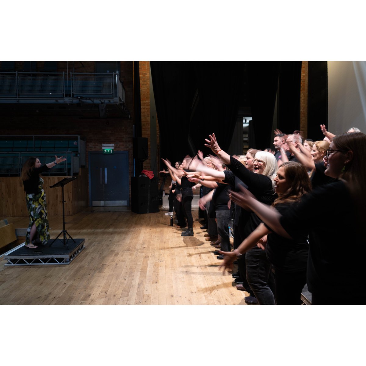 RowenWilkins's tweet photo. I recently took some photos for Vocal Remix at the Cambridge Junction 2 during there rehearsal before there big show and I have to admit they sound fantastic (A link to there website bellow) (3/4)
https://t.co/hFqxqVWMfB https://t.co/MPeWeooMoj