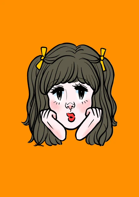 #お絵描き#イラスト#女の子イラスト #レトロイラスト#ファッションイラスト #ヘアスタイル #本の挿し絵のお仕事したい #広島在住 #広島在住イラストレーター#nostalgia#retro#retrostyle#japanesegirl 
