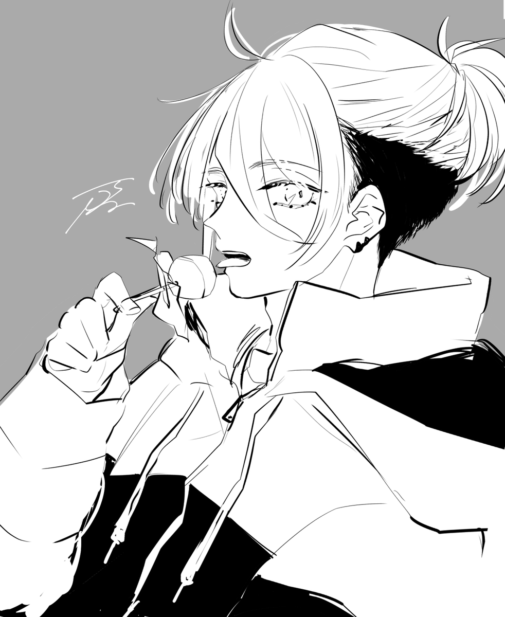 エーン 髪あげた清麿くん描きたい 過去絵あげて描いた気になります 