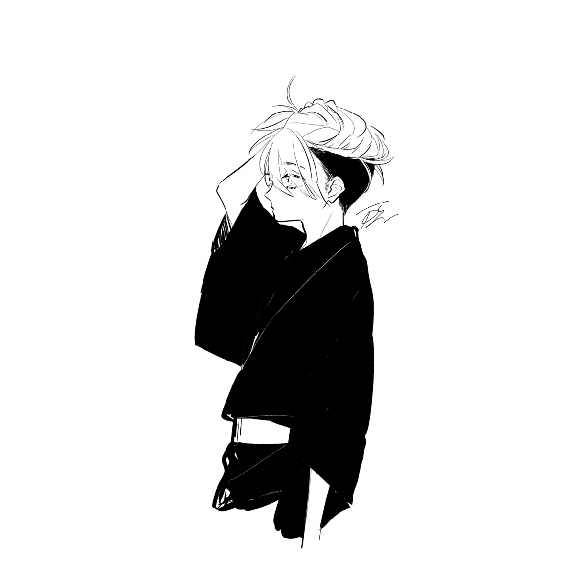 エーン 髪あげた清麿くん描きたい 過去絵あげて描いた気になります 