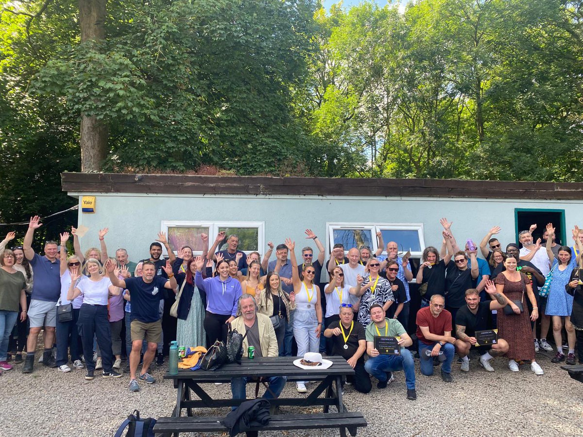 What an amazing <a href="/54northhomes/">54 North Homes</a> colleague away day today at the beautiful Hazlewood Castle. Lots of fun with engaged teams. Thanks <a href="/Paula_Whylie/">Paula Whylie 💜 The fluffy stuff IS THE hard stuff</a> and team for arranging. 👍🏻