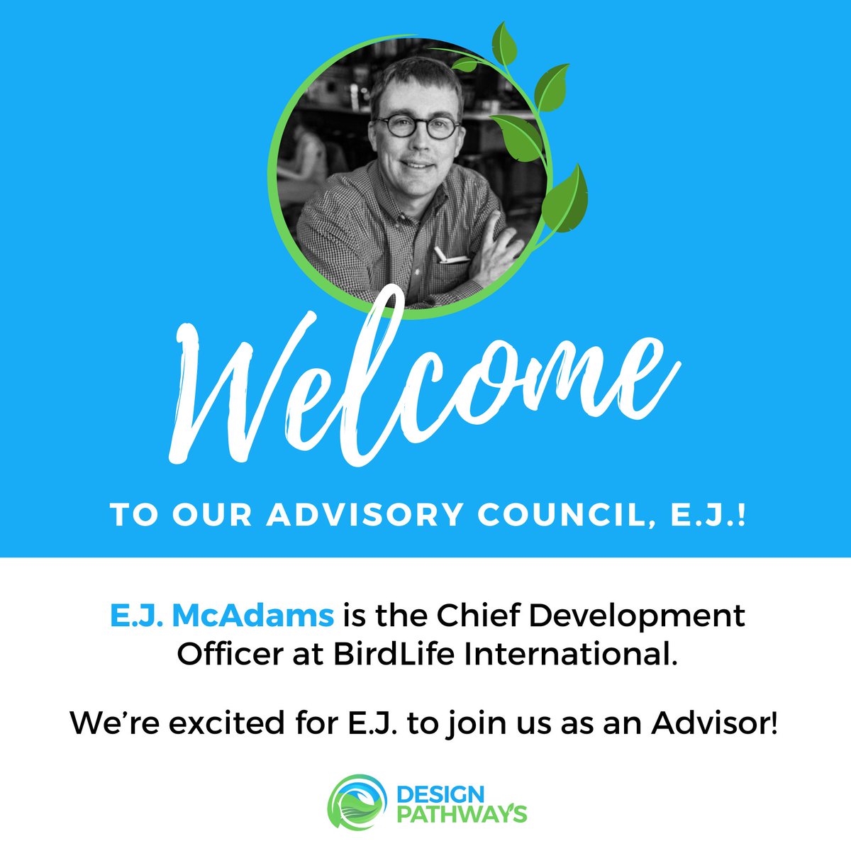 DesignPathways's tweet image. Today, we&apos;re excited to announce that E.J. McAdams has joined our Advisory Council! 🎉   

Welcome to the team, E.J.! We’re so happy you’re here.