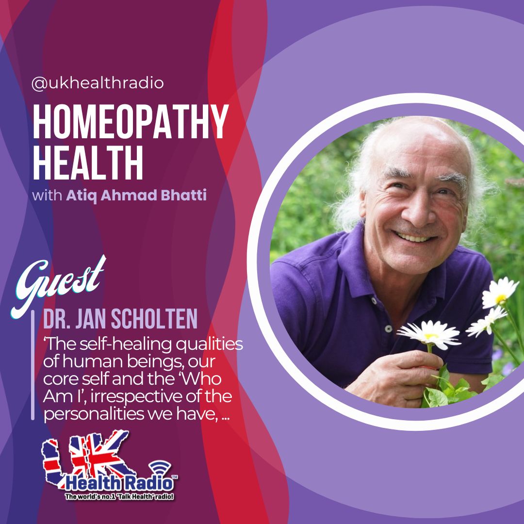 UK Health Radio™ (@ukhealthradio) on Twitter photo ‘Homeopathy Health’ hosted by <a href="/AtiqAhmdBhatti/">Atiq Ahmad Bhatti</a> <a href="/LikeTreatsLike/">Like Treats Like</a> on <a href="/ukhealthradio/">UK Health Radio™</a> welcomes Dr. Jan Scholten to the show to share his wisdom on the question on personalities and ‘Who Am I’.
👉🏼 🎧 bit.ly/3W8qpxM #wellbeingpodcast ‘Homeopathy Health’ hosted by <a href="/AtiqAhmdBhatti/">Atiq Ahmad Bhatti</a> <a href="/LikeTreatsLike/">Like Treats Like</a> on <a href="/ukhealthradio/">UK Health Radio™</a> welcomes Dr. Jan Scholten to the show to share his wisdom on the question on personalities and ‘Who Am I’.
👉🏼 🎧 bit.ly/3W8qpxM #wellbeingpodcast