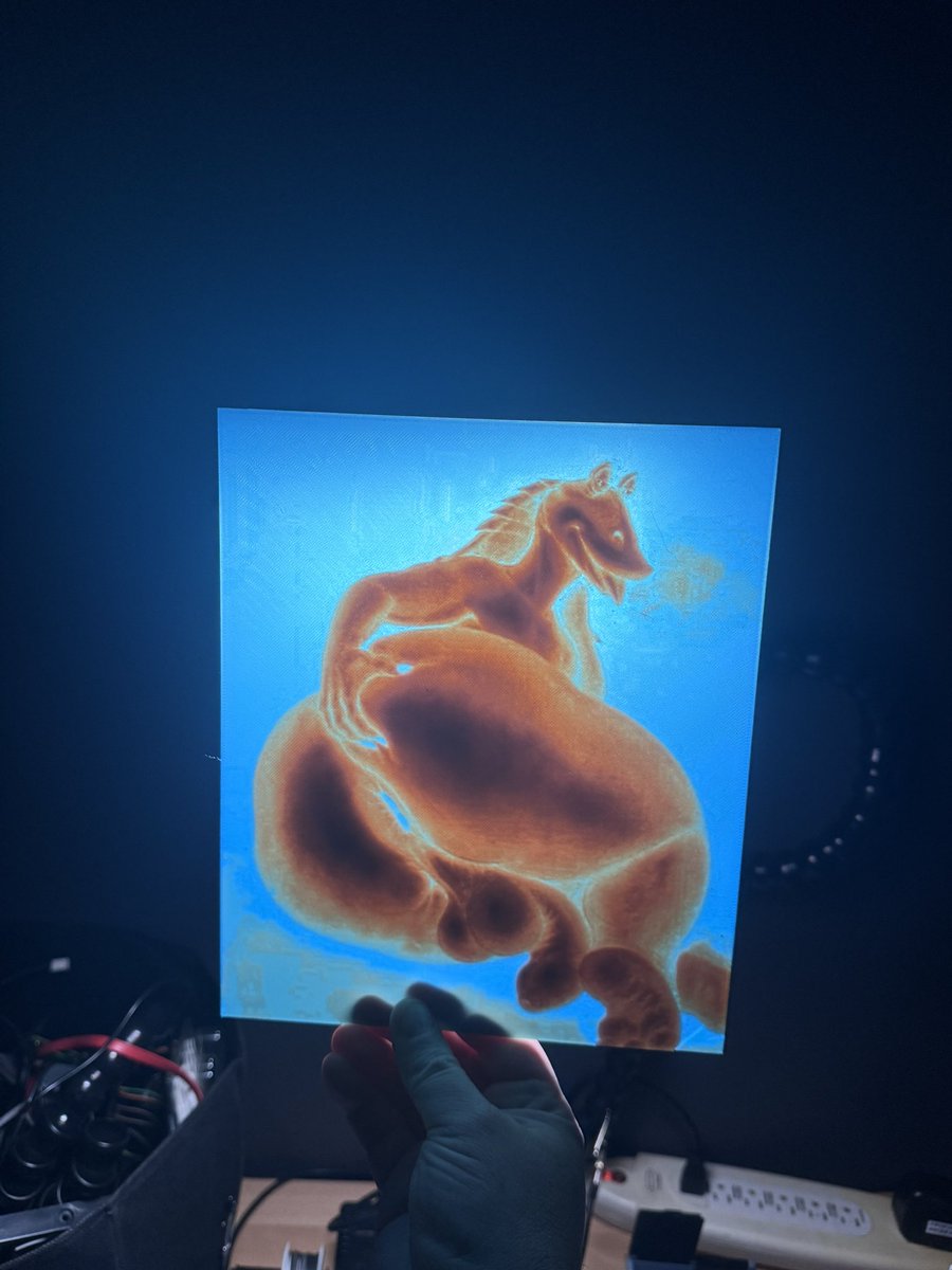 murphnturff's tweet photo. Learned how to print lithophanes with my 3d printer. Needless to say, the results speak for themselves. https://t.co/E9UKla6TSe