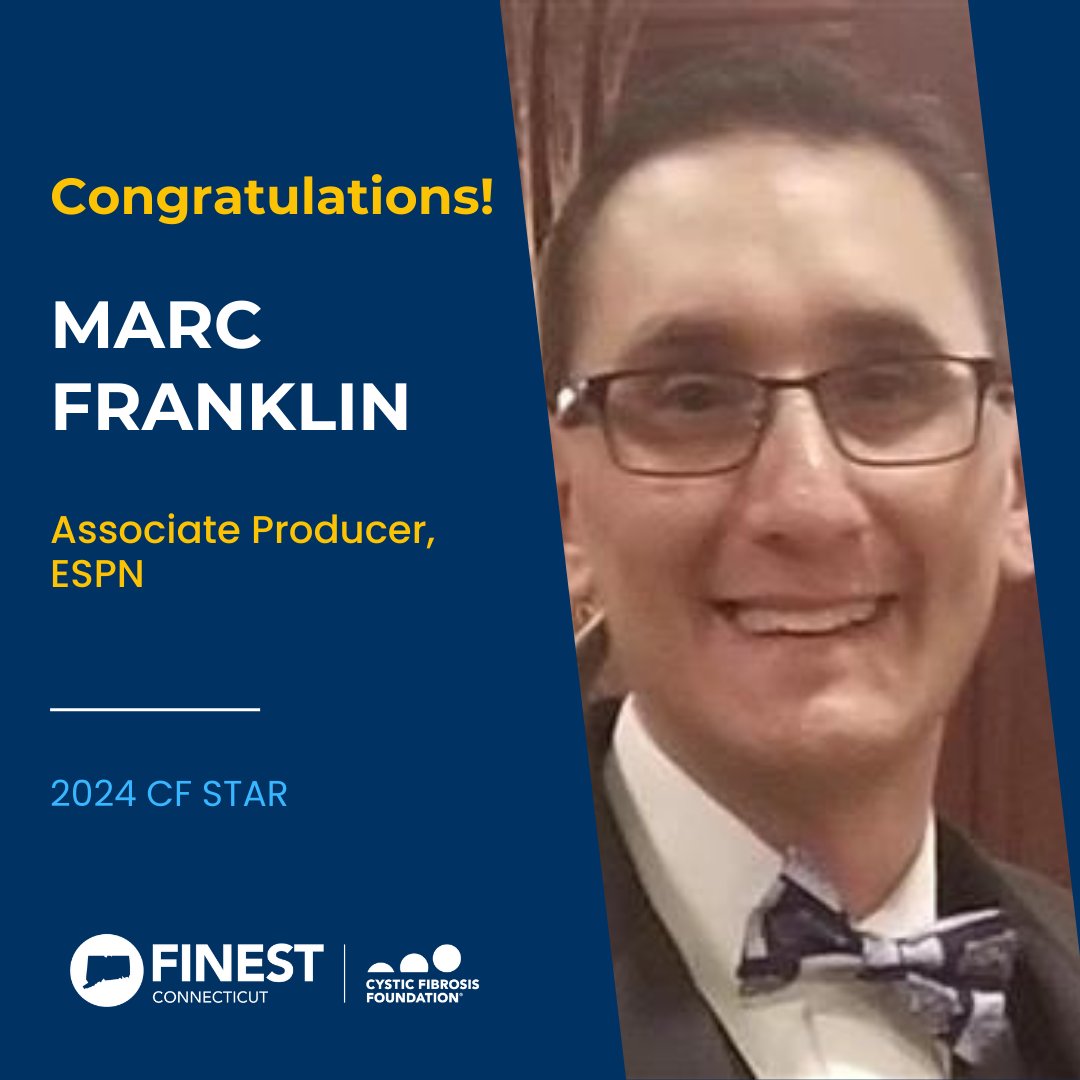 Last but certainly not least, meet our 2024 CT's Finest CF Star, Marc Franklin. Marc is an Associate Producer for <a href="/espn/">ESPN</a> , and in his downtime, you can find him (shockingly) watching sports!

If you'd like to support Marc by purchasing tickets, click here: finest.cff.org/CTFinest/marcf…