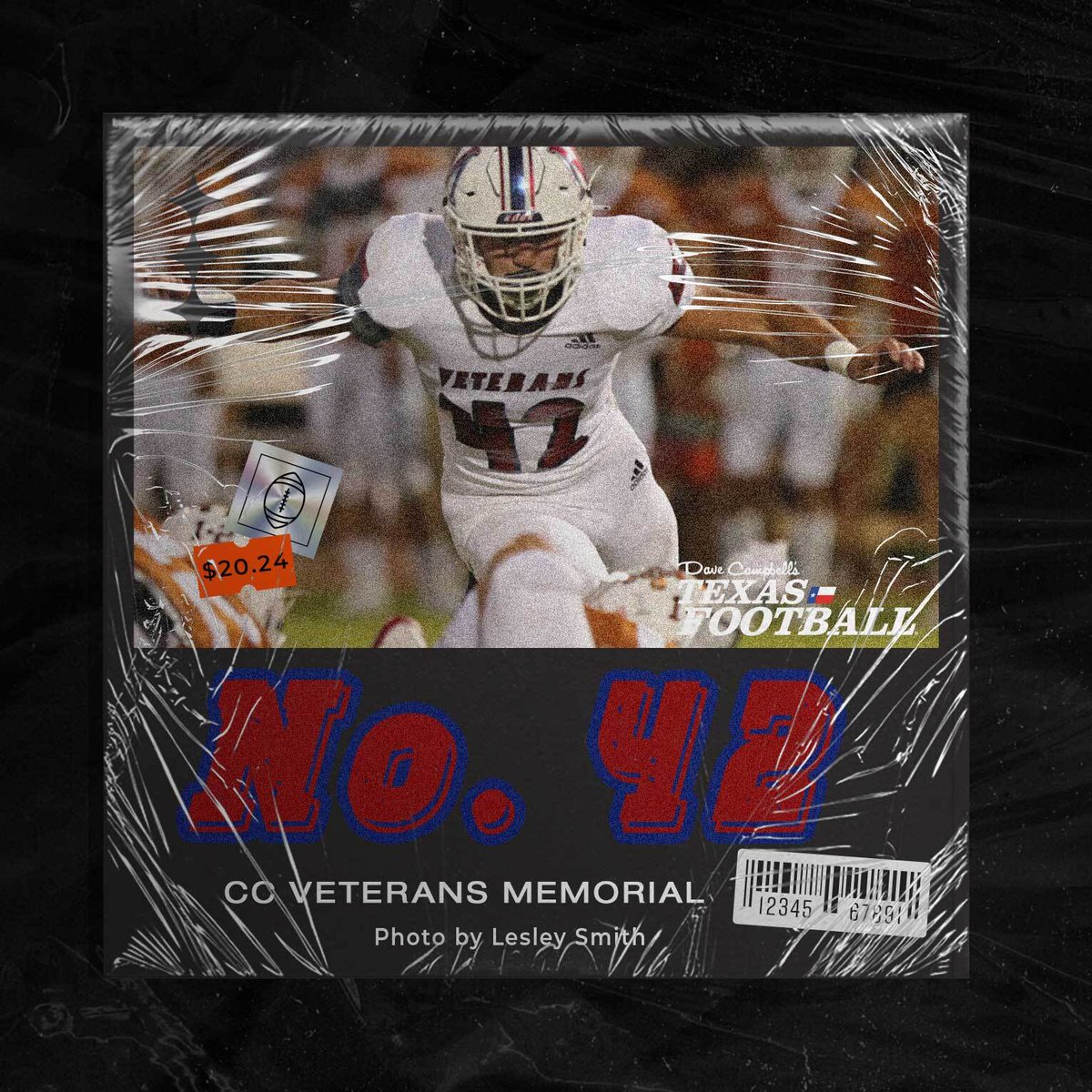 dctf's tweet photo. COUNTDOWN TO KICKOFF: 42 DAYS TILL #TXHSFB IS BACK. “European size that’s a 42” 😏

Big ups to Corpus Christi Veterans Memorial!

@VMAthletics @vmhs_football #dctf #ccvets https://t.co/ckFBJX1Q4r