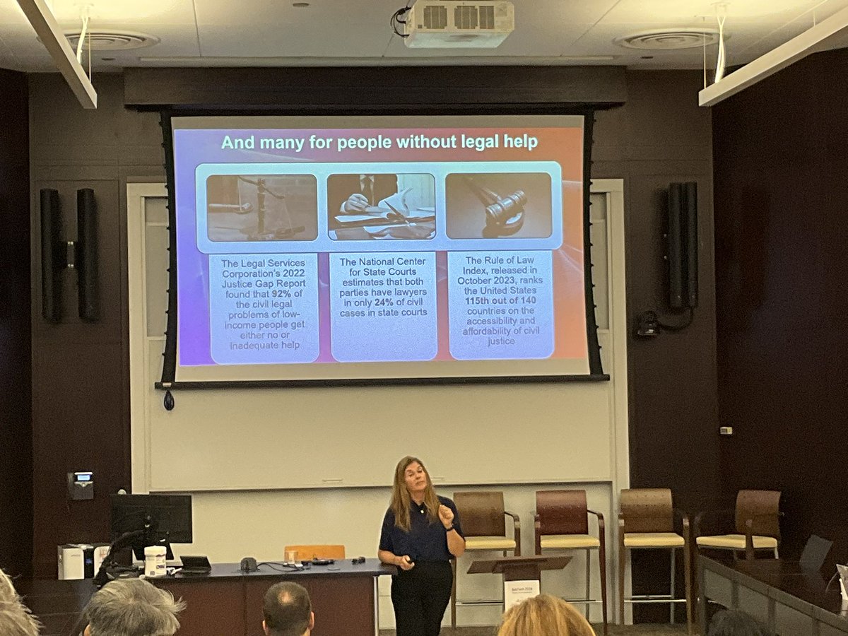 In only 24% of the civil cases, both parties have legal help.