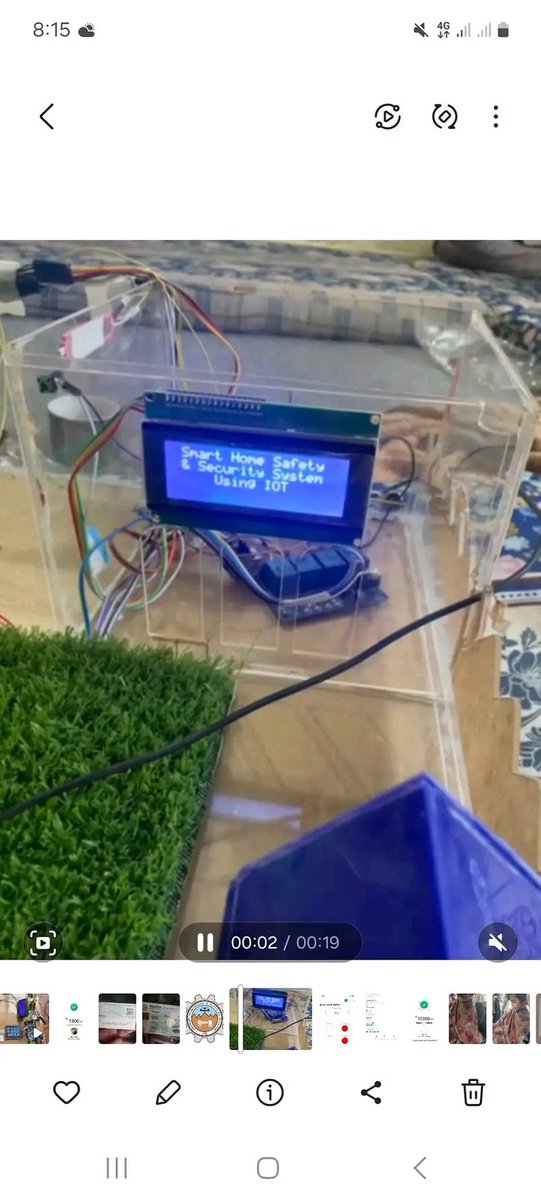 TELNETCOMPANY's tweet photo. Smart home project available. 
Features.
1. Gate opening through biometric 
2. Automatic watering system. 
3. Automatic lighting system with motion sensor 
4. Gase detection and Automatic exhaust system https://t.co/o87mJcyudj