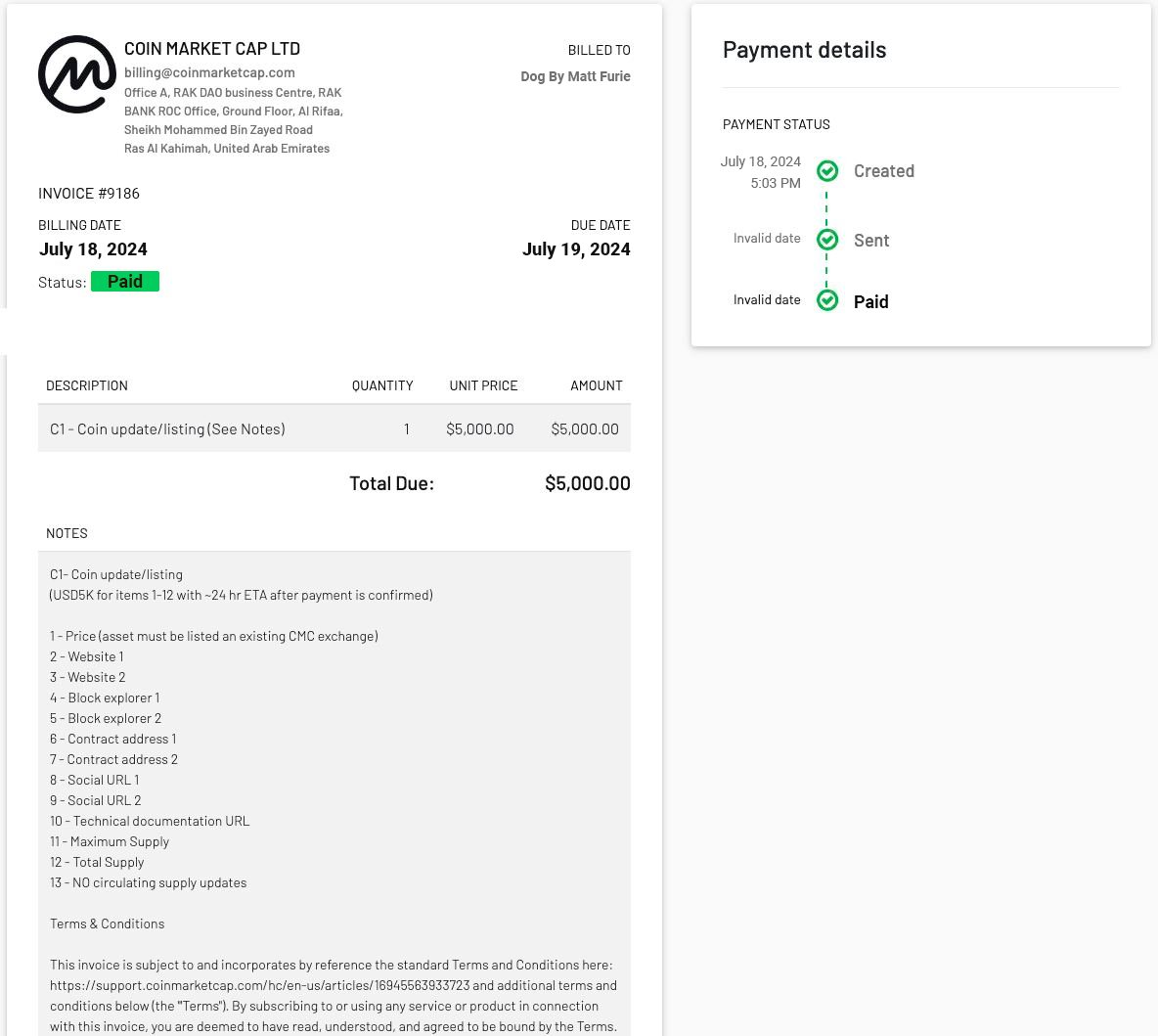 $BONE <a href="/CoinMarketCap/">CoinMarketCap</a> Fast Track Listing Paid

Team is fully committed to push $BONE where it belong.

Stay Convicted Into $BONE