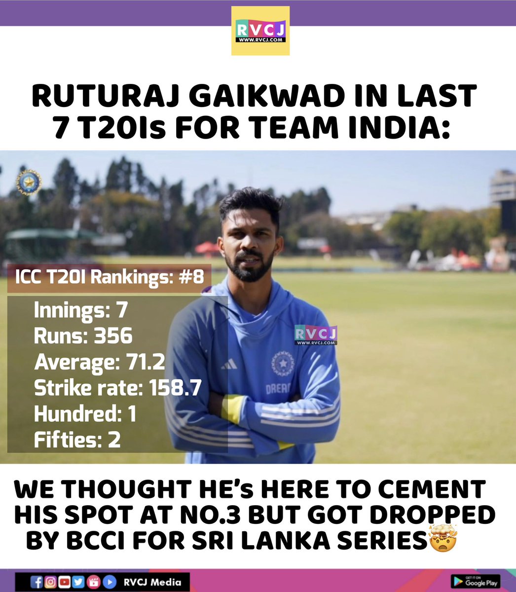 RVCJ_FB's tweet photo. Ruturaj Gaikwad! https://t.co/anNSxfwZY8