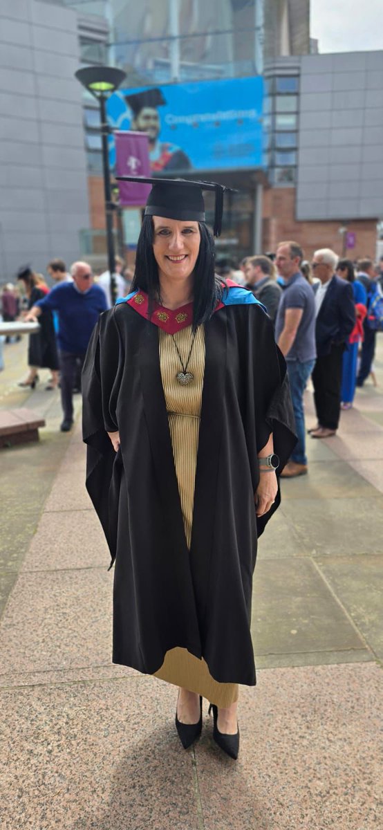 Lovely day celebrating my graduation at #mmu thanks to <a href="/ApprenticeLSCFT/">LSCFT Apprenticeships & Careers Team</a>