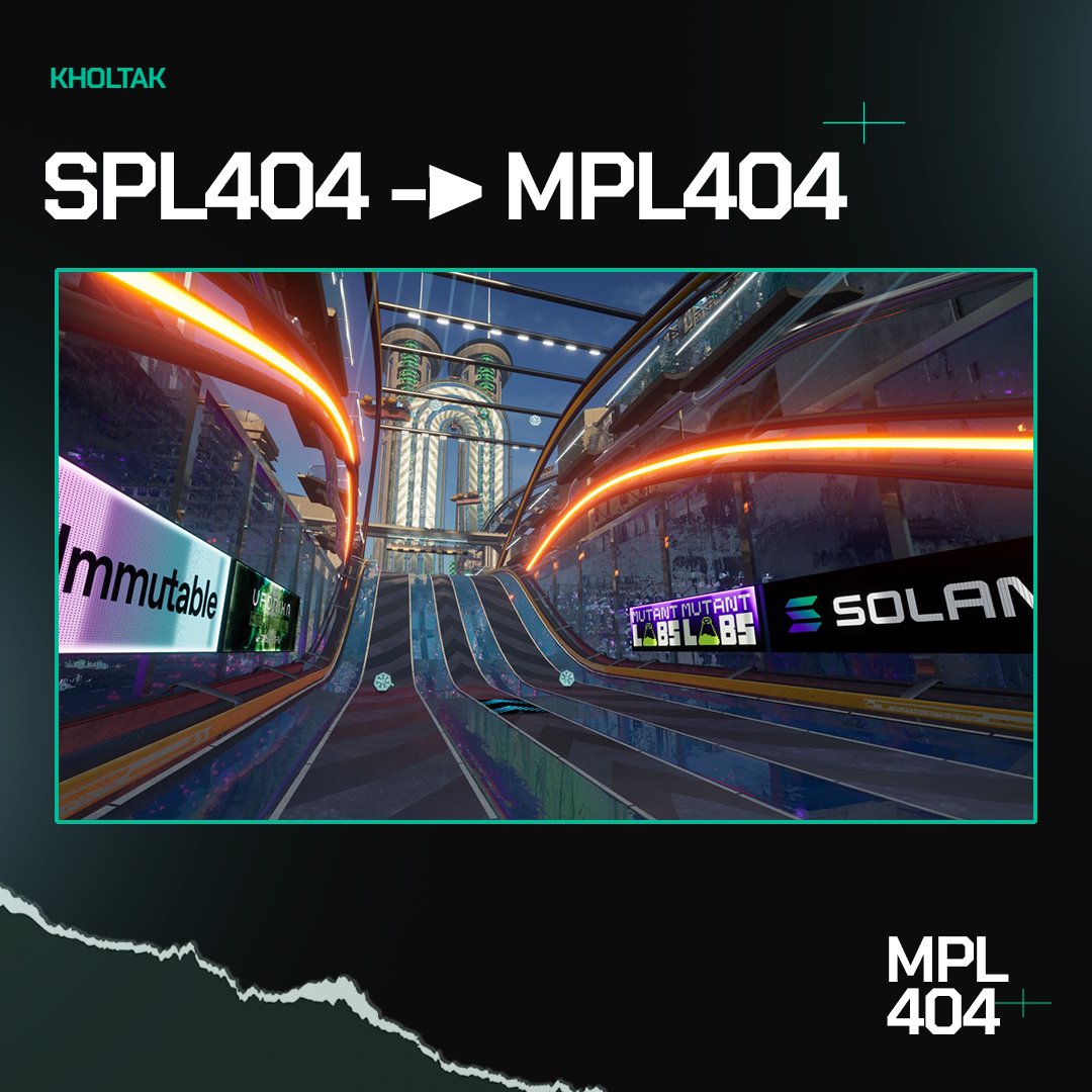 KHOLTAK 404 (@kholtak) on Twitter photo SPL:404 gets an upgrade! Aligned to our partners at <a href="/MutantLabs_/">Mutant Labs</a> weโre supporting the transition to MPL-404 with <a href="/metaplex/">Metaplex ๐ฆพ</a> to benefit hybrids across <a href="/solana/">Solana</a> SPL:404 gets an upgrade! Aligned to our partners at <a href="/MutantLabs_/">Mutant Labs</a> weโre supporting the transition to MPL-404 with <a href="/metaplex/">Metaplex ๐ฆพ</a> to benefit hybrids across <a href="/solana/">Solana</a>
