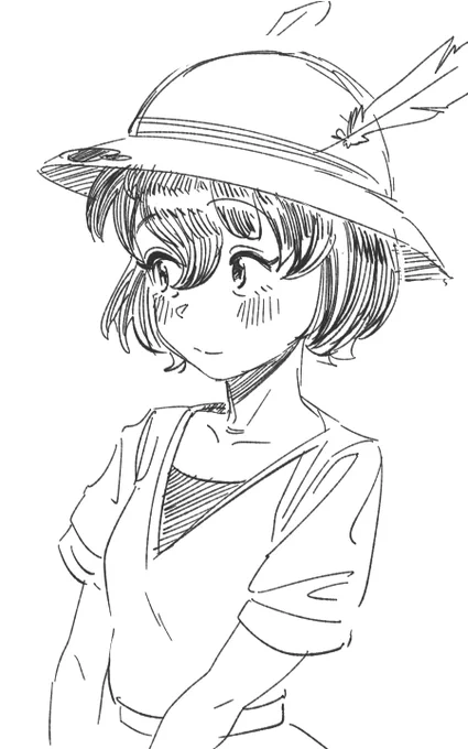 実は手癖で描くとこんな感じなのである 