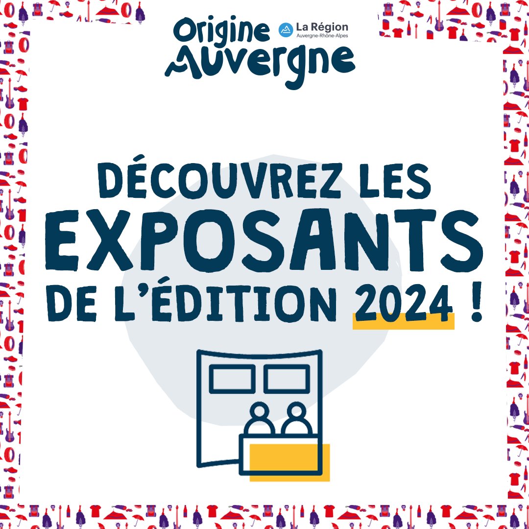 Ils seront là en 2024 ! 🎉

Découvrez sans plus tarder les exposants qui seront présents pour la deuxième édition d’#OrigineAuvergne.

Retrouvez-les ici 👉 origine-auvergne.fr/exposants/