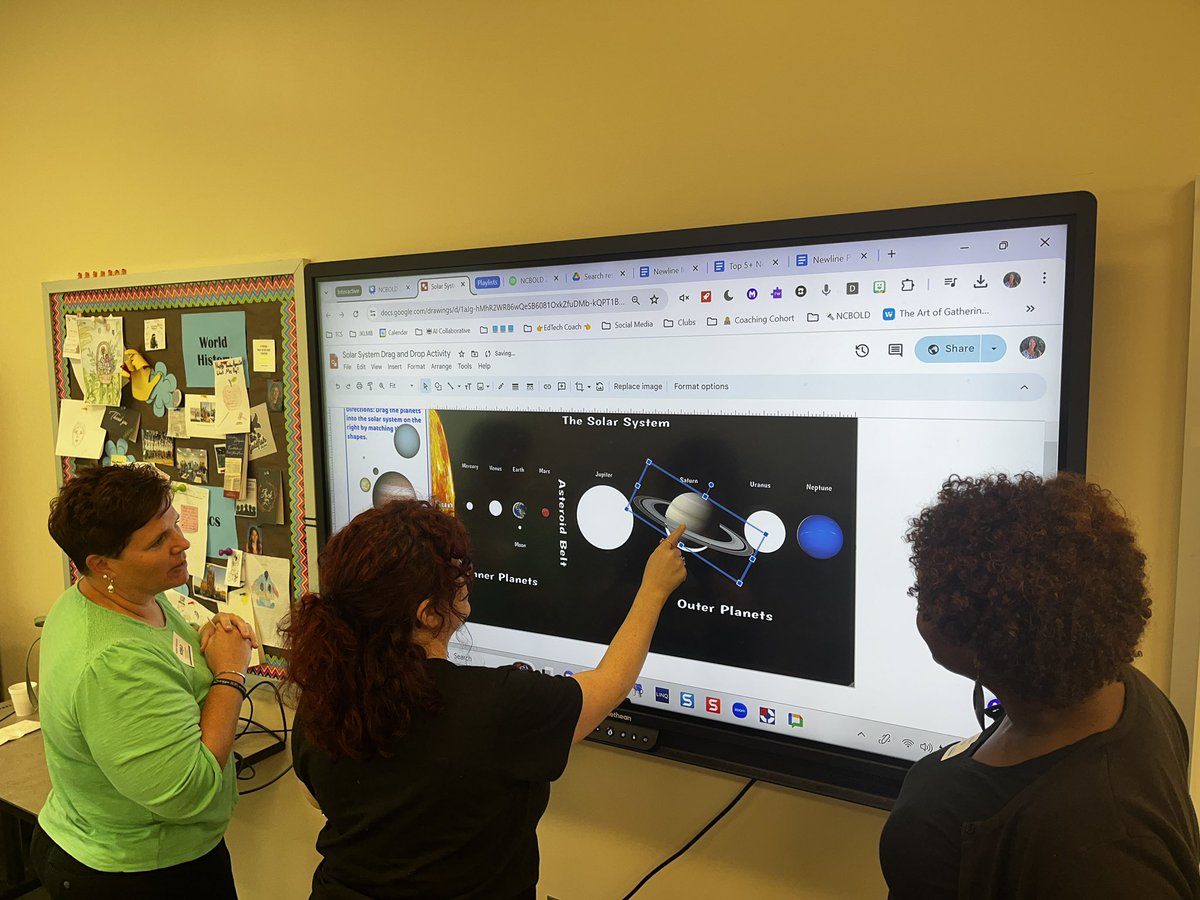 KathrynMBailey's tweet image. It’s the final day of #NCBOLD West and we’re having fun with #InteractiveTech @Promethean @ncdpiDTL #HandsOn
